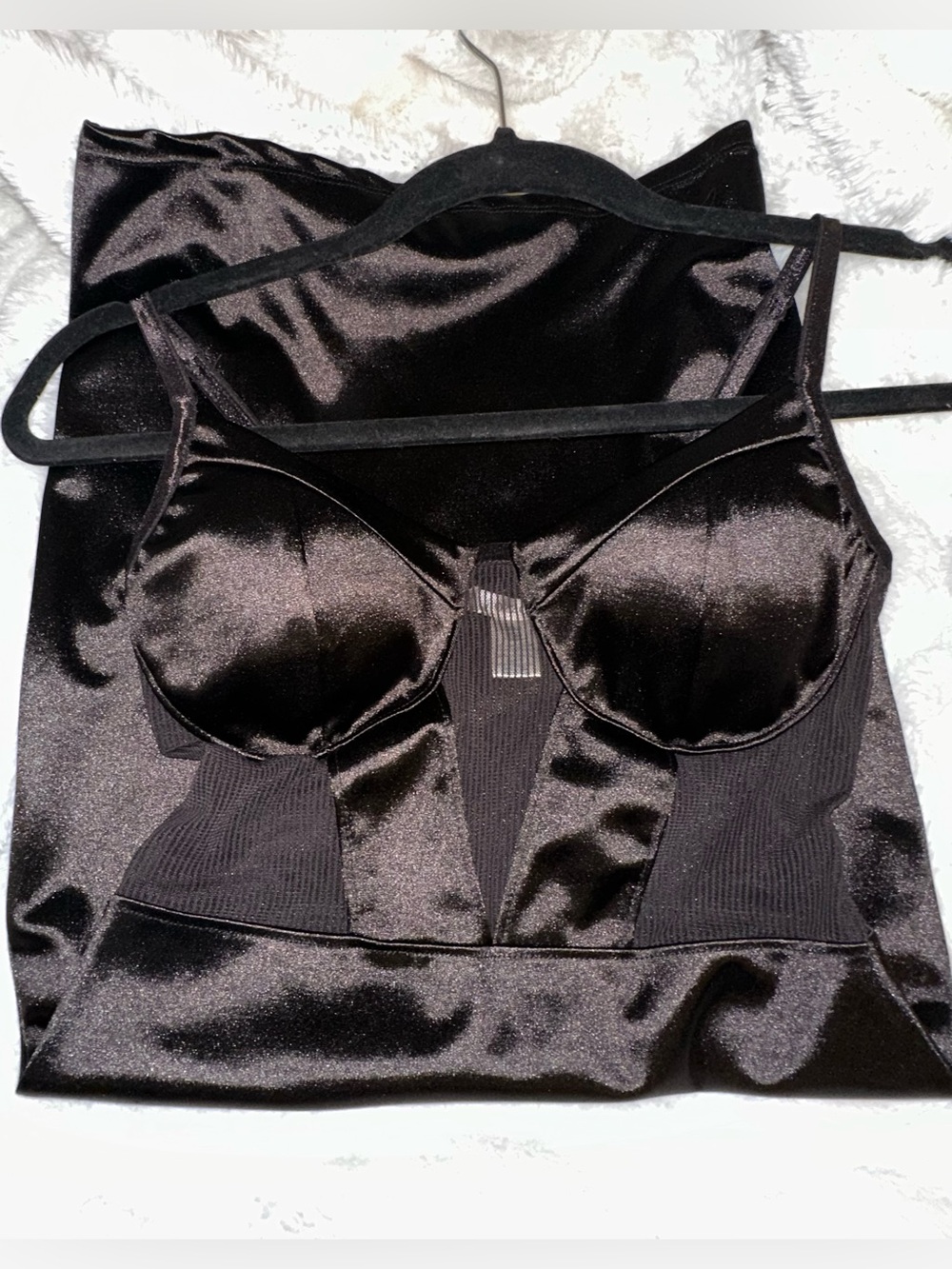 Doll’s Black Essential Bodycon Cocktail Club Slip Dress - Picture 2 of 4